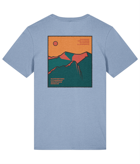 LLMRT Lightweight Unisex Organic Cotton T-shirt: Bore/Morning